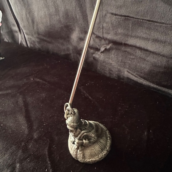 Vintage Pewter Christmas Santa candle snuffer - Picture 6 of 7